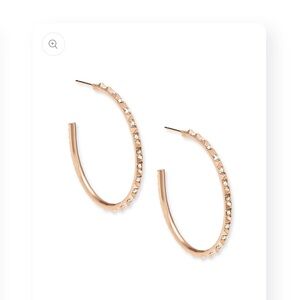 Kendra Scott Rose Gold Hoop Earrings
